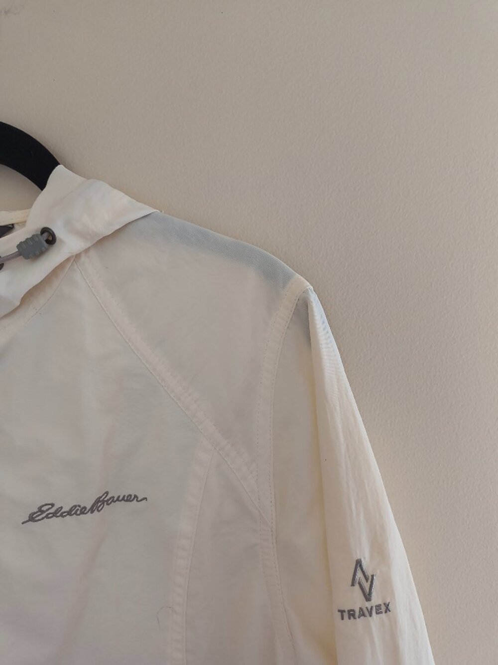 Eddie Bauer White Women's Wind Breaker Jacket